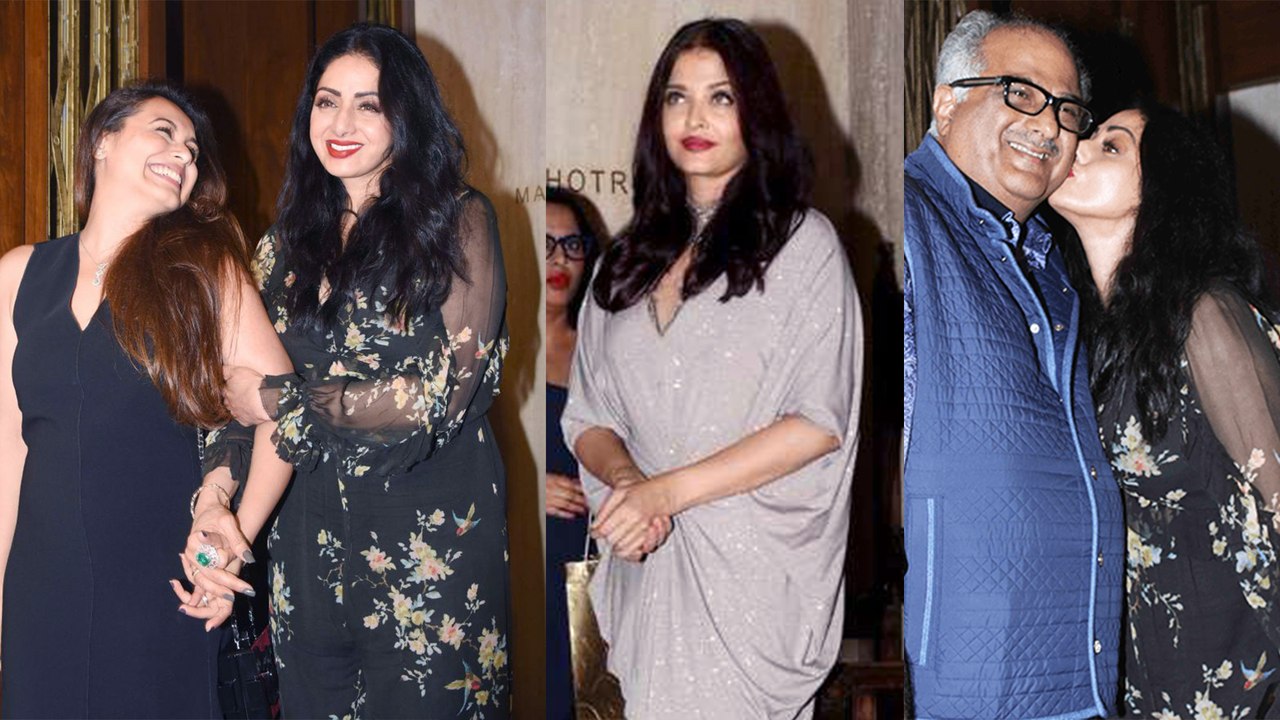 Sridevi Parties With Aishwarya Rai, Rani Mukerjee, Rekha, Vidya | THROWBACK | Birthday SPECIAL