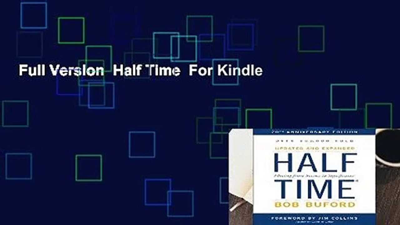 Full Version  Half Time  For Kindle