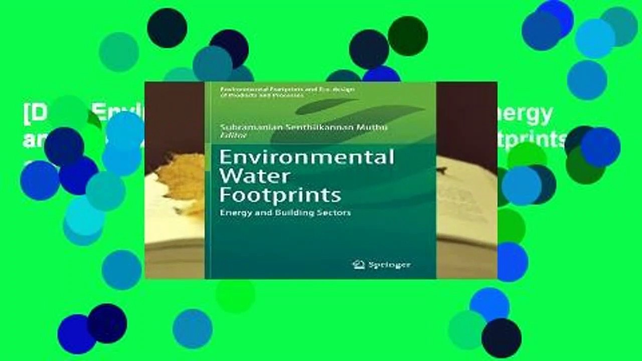 [Doc] Environmental Water Footprints: Energy and Building Sectors (Environmental Footprints and