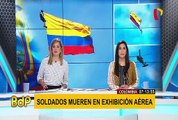 Colombia: militares fallecen al caer desde helicóptero