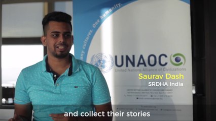 Saurav in UNAOC Programme (United Nations Alliance of Civilizations)