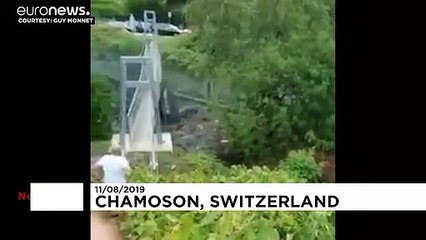 Coulée de boue en Suisse