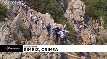 Cliff Diving auf der Krim: Brite holt den Sieg