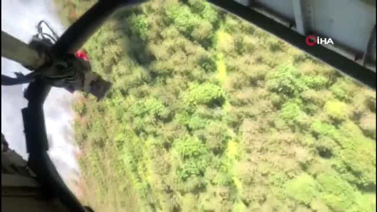 Fabrikalara sıçrayan orman yangınına havadan ve karadan müdahale sürüyor