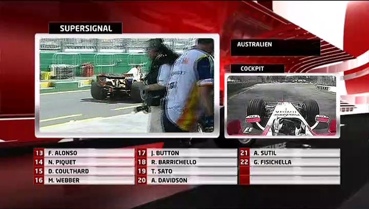 F1 2008 Grand Prix Melbourne FP2 1v2
