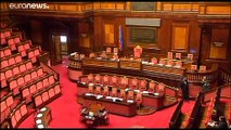 El senado italiano decidirá la fecha de la moción de censura