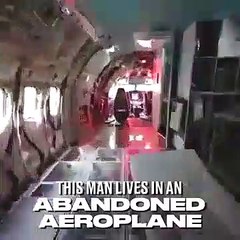 Cet homme a fait d'un avion abandonné sa propre maison