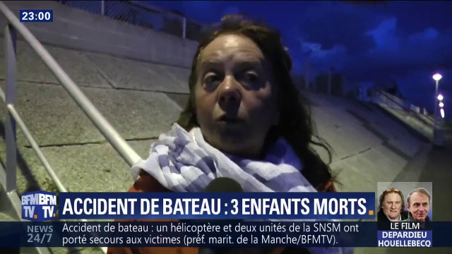 J'ai été choquée, je garde l'image des trois enfants. Des témoins de l'accident de bateau dans la Manche racontent