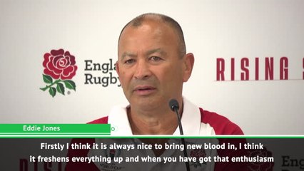 Jones excited about bringing in 'new blood'