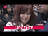 Cristina Kirchner se reunió con Alberto Fernández y se fue sin hablar con la prensa