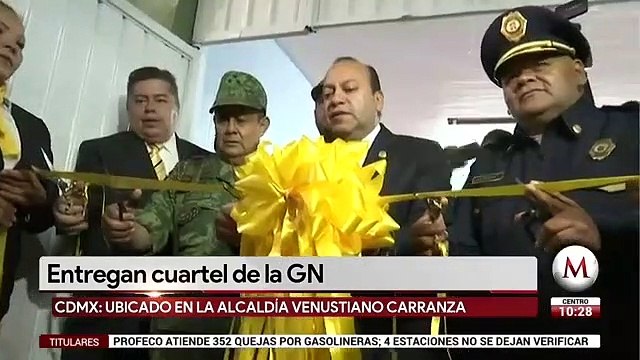 Entregan cuartel de la Guardia Nacional en Venustiano Carranza