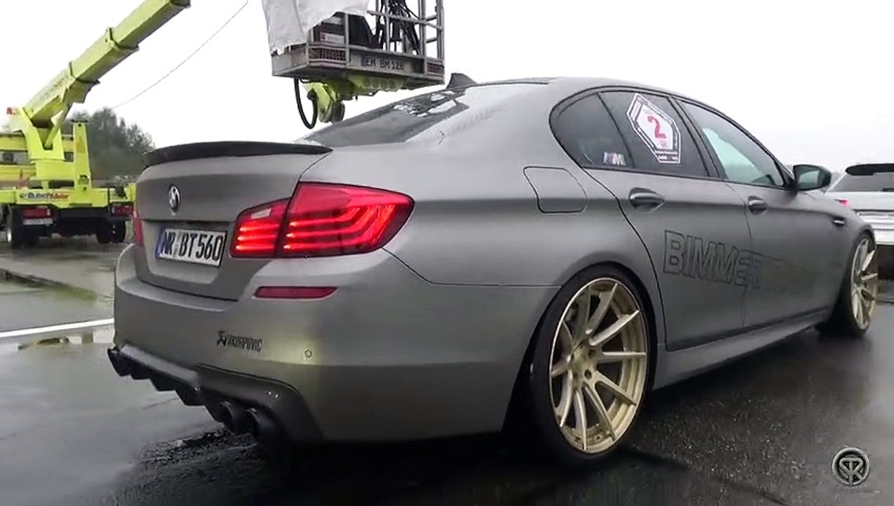 BMW M5 F10 VS NISSAN GTR R35 - DRAG RACE!