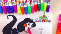 Costume Disney Princess Jasmine & Kids Makeup Alisa Pretend Play with DOLL & Real Princess Dresses
