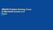 [READ] Problem Solving Cases in Microsoft Access and Excel