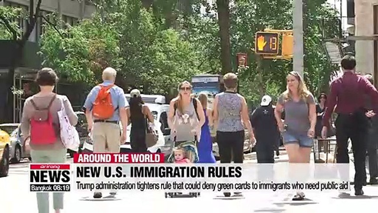 Trump administration tightens rule that could deny green cards to immigrants who need public aid