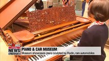 Museum showcases piano sculpted by Rodin, rare automobiles