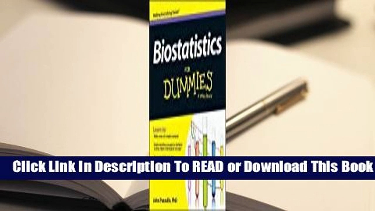 Biostatistics For Dummies