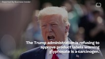 Trump Vetos Warning Labels For Roundup