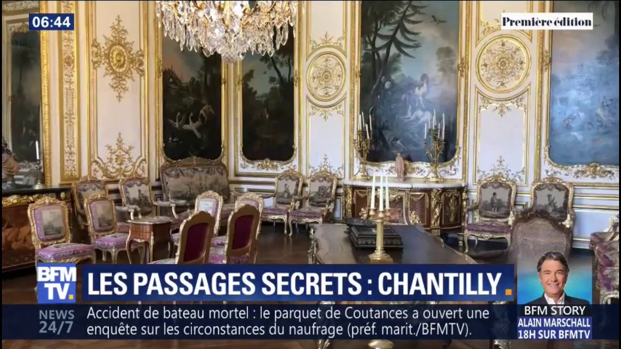 Les passages secrets: découvrez le château de Chantilly