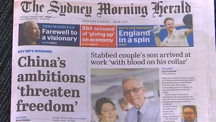 A náci Németországhoz hasonlította Kínát egy ausztrál képviselő