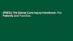[FREE] The Spinal Cord Injury Handbook: For Patients and Families