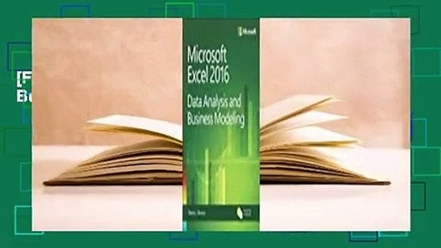 [FREE] Microsoft Excel Data Analysis and Business Modeling