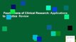 Foundations of Clinical Research: Applications to Practice  Review