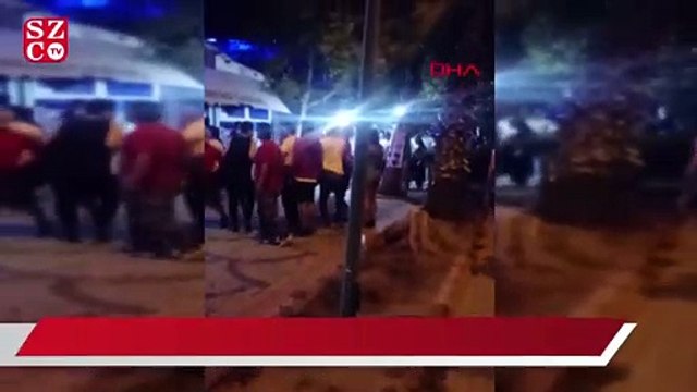 Eğlence mekanı önünde silahlı kavga