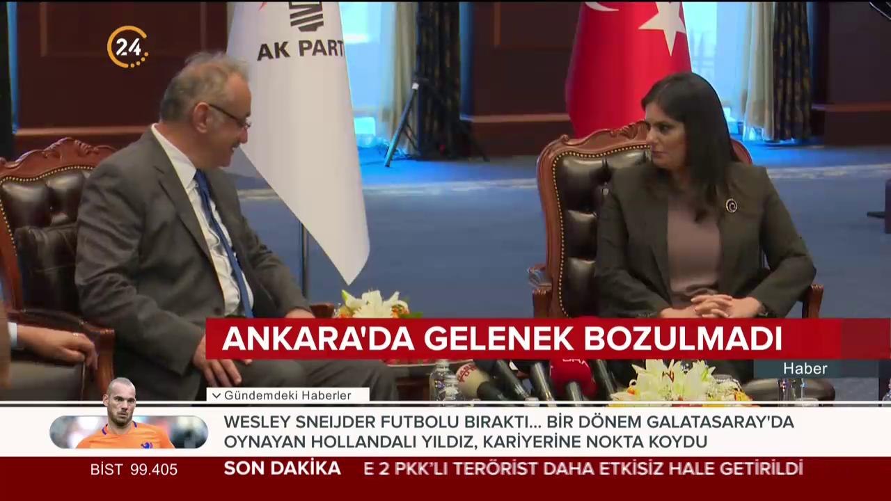 Partilerin bayramlaşma programları