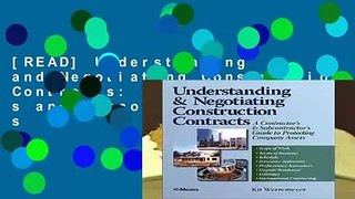 [READ] Understanding and Negotiating Construction Contracts: A Contractor s and Subcontractor s