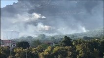 Un incendio forestal amenaza la isla turca de Mármara