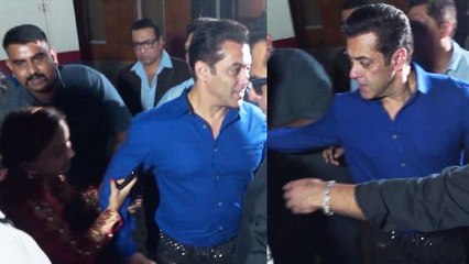 Salman Khan gets angry on his female fan; Watch Video | FilmiBeat