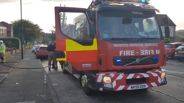 Fire at Abercorn Road, Sunderland