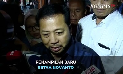 Penampilan Baru Setya Novanto di Persidangan Sofyan Basir