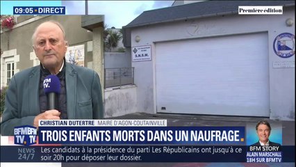 Maire d'Agaon-Coutainville: "Tous les drapeaux seront en berne.  " après le naufrage qui a coûté la vie à trois enfants