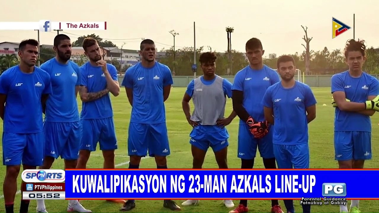 Kuwalipikasyon ng 23-man Azkals line-up