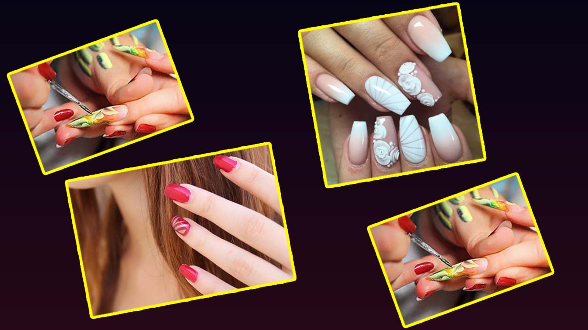 How to do Nail Extensions and Nail Art SALON STYLE | Step By Step | Boldsky  - video Dailymotion