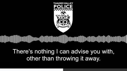 Thames Valley Police putrid chicken call