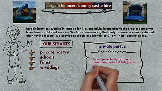 Bargain bouncers bouncy castle hire Video