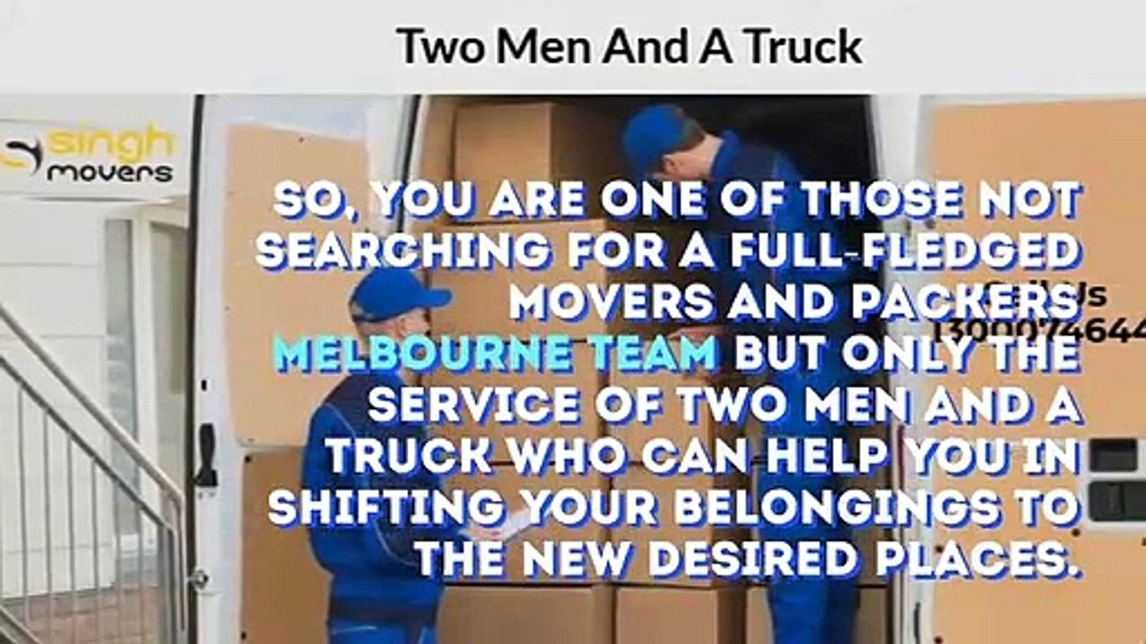Two Men and A Truck