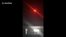 Mysterious bright red flying object spooks villagers in northern Thailand