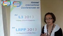 Dr. Yee Han Chu at LRPP Conference 2013 by GSTF