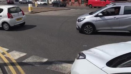 The scene of the accident.