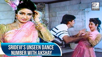 Sridevi 's Dance Rehearsal Video With Akshay Kumar | Flashback Video