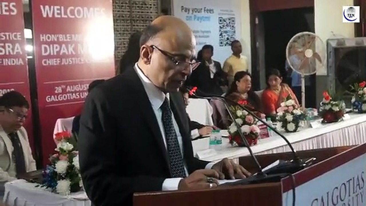 Chancellor Suneel Galgotia welcome address at Galgotias University