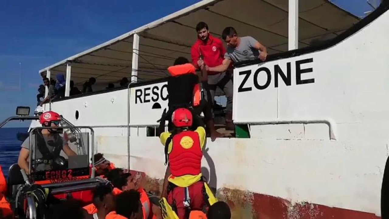 More than 500 migrants remain stranded on ships in the Mediterranean