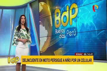 Rímac: delincuente en moto persigue a adolescente para robarle su celular