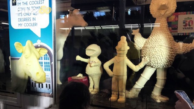 ‘B’ Is for Butter! ‘Sesame Street’ Butter Sculptures Steal the Show at Iowa State Fair