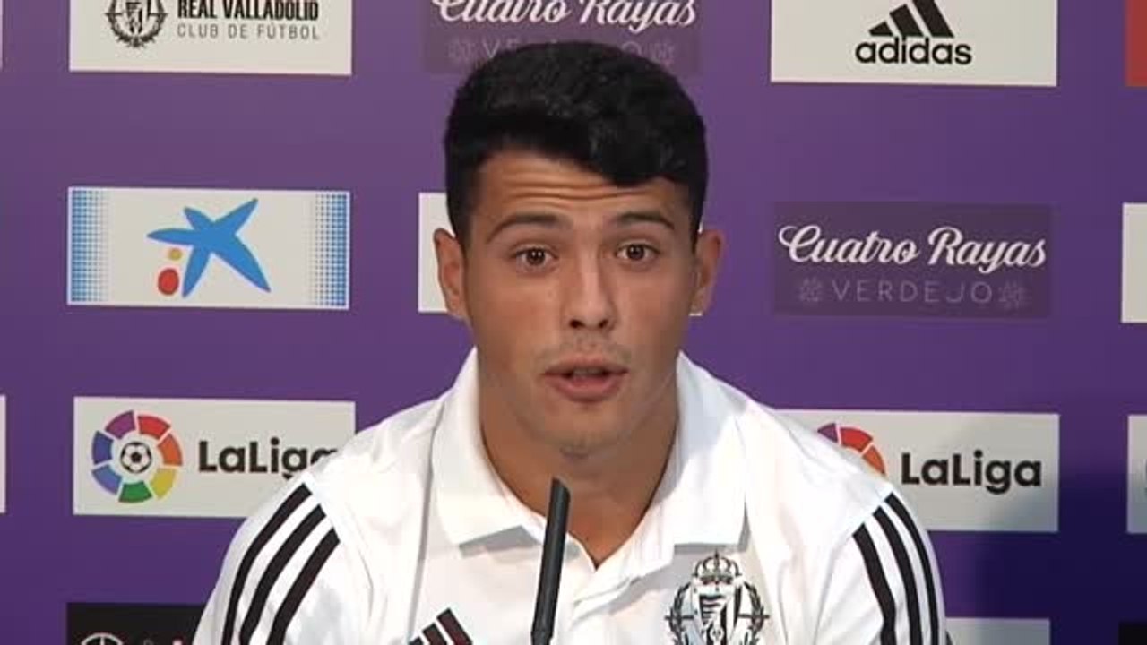 Pedro Porro, presentado como nuevo jugador del Real Valladolid