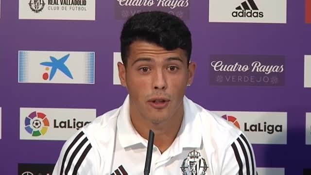 Pedro Porro, presentado como nuevo jugador del Real Valladolid